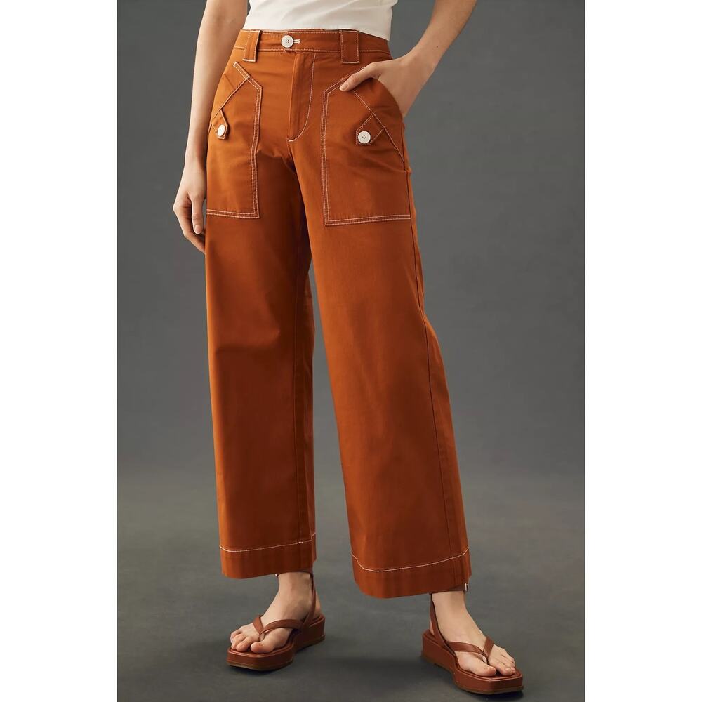 ANTHRO MAEVE | Cropped Carpenter Pants | 8 - Picture 2 of 7